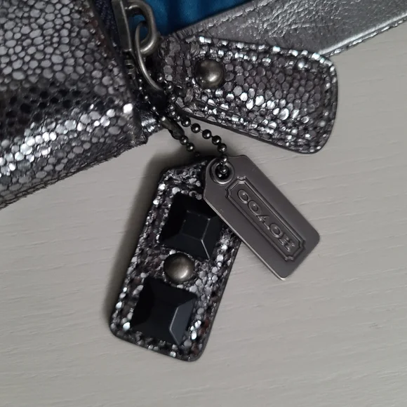 COPY - COACH Kristin Clutch Studded Limited Edition Metallic - Great for Prom!